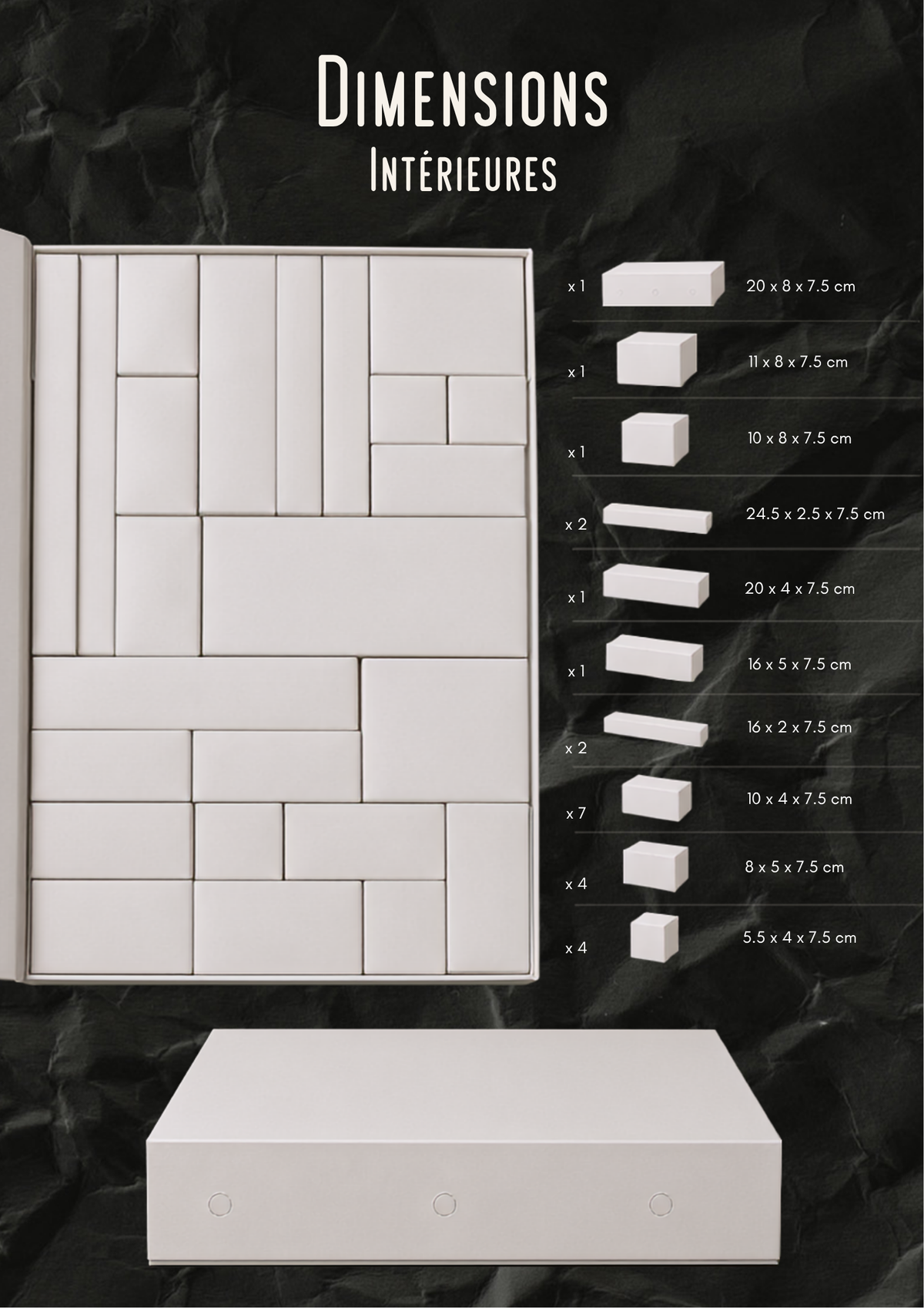** Prévente ** Coffret calendrier de l'avent évènement • 24 BOÎTES INTÉRIEURES • 10 FORMATS • 7,5 CM DE PROFONDEUR